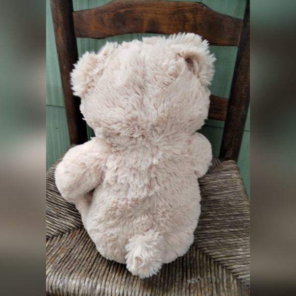 Goffa Teddy Bear with Purple Heart 12" Kelly Toy Sitting Valentine Plush Stuffie - Picture 6 of 16